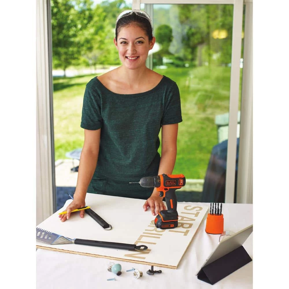 Budget 🎁 BLACK+DECKER 12-Volt MAX Lithium-Ion Cordless 3/8 in. Drill with Battery 1.5Ah and Charger 🤩 5 Budget 🎁 BLACK+DECKER 12-Volt MAX Lithium-Ion Cordless 3/8 in. Drill with Battery 1.5Ah and Charger 🤩 - Image 3