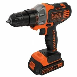 Deals ✔️ BLACK+DECKER 20-Volt MAX Lithium-Ion Cordless Matrix Drill/Driver with Battery 1.5Ah and Charger ⌛