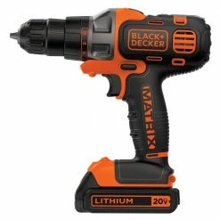 Deals ✔️ BLACK+DECKER 20-Volt MAX Lithium-Ion Cordless Matrix Drill/Driver with Battery 1.5Ah and Charger ⌛ -Deals Power Tools Store black decker power drills bdcdmt120c c3 1000