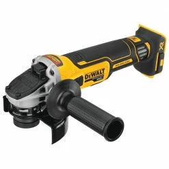 Outlet 🥰 DEWALT 20-Volt MAX XR Cordless Brushless 4-1/2 in. Slide Switch Small Angle Grinder with Kickback Brake (Tool-Only) ⌛