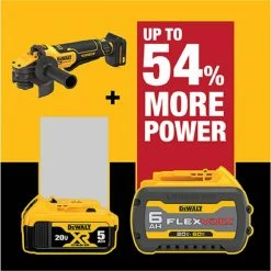 Wholesale 👍 DEWALT 20-Volt MAX Cordless Brushless 4-1/2 to 5 in. Paddle Switch Angle Grinder with FLEXVOLT ADVANTAGE (Tool Only) 😀 -Deals Power Tools Store dewalt angle grinders dcg416b 66 1000