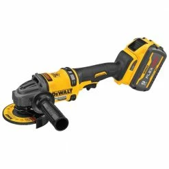 New ✨ DEWALT FLEXVOLT 60-Volt MAX Cordless Brushless 4-1/2 in. - 6 in. Small Angle Grinder & (1) FLEXVOLT 9.0Ah Battery ⌛ -Deals Power Tools Store dewalt angle grinders dcg418x1 a0 1000
