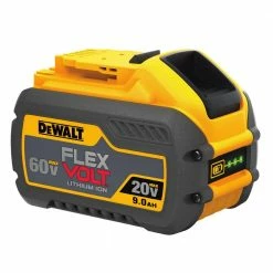 New ✨ DEWALT FLEXVOLT 60-Volt MAX Cordless Brushless 4-1/2 in. - 6 in. Small Angle Grinder & (1) FLEXVOLT 9.0Ah Battery ⌛ -Deals Power Tools Store dewalt angle grinders dcg418x1 c3 1000