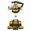 Discount 🤩 DEWALT 20-Volt MAX Cordless Brushless 6-1/2 in. Circular Saw with (1) 20-Volt Battery 6.0Ah, (1) Battery 4.0Ah & Charger ✔️ -Deals Power Tools Store dewalt circular saws dcs565bdcb246ck 64 1000