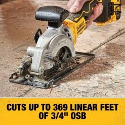 Outlet ⭐ DEWALT ATOMIC 20-Volt MAX Cordless Brushless 4-1/2 in. Circular Saw (Tool-Only) 💯 -Deals Power Tools Store dewalt circular saws dcs571b c3 1000