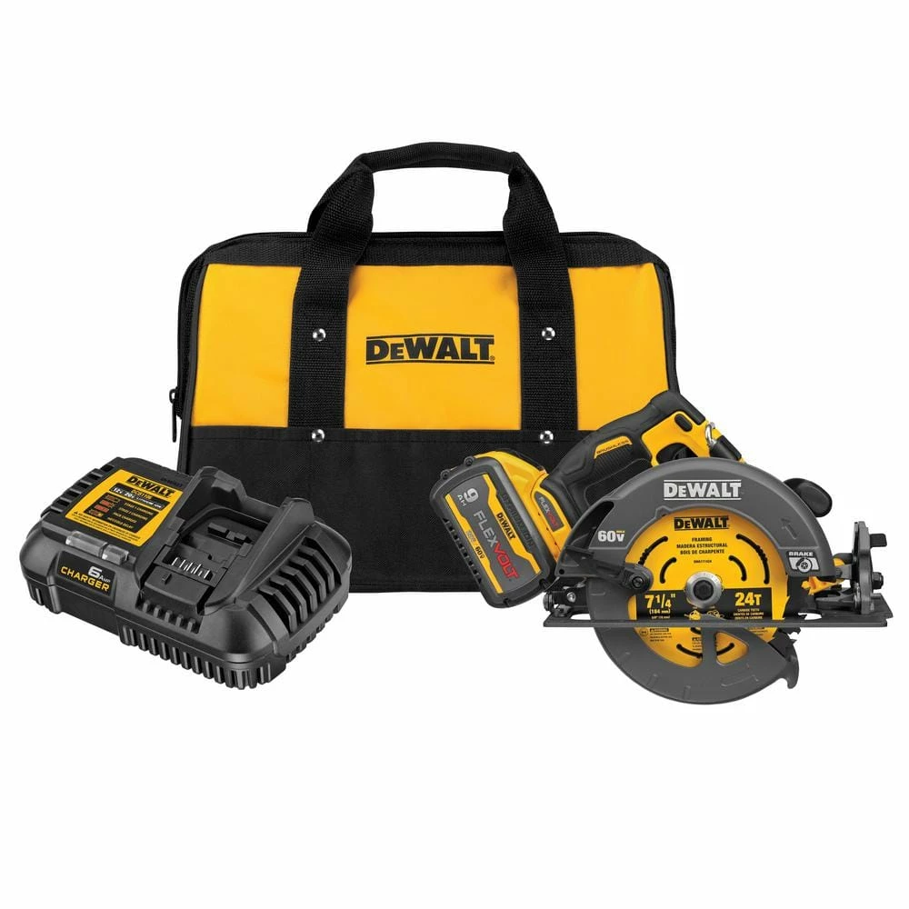 Cheap 😍 DEWALT FLEXVOLT 60-Volt MAX Cordless Brushless 7-1/4 in. Circular Saw with Brake with (1) FLEXVOLT 9.0Ah Battery 🔔 3 Cheap 😍 DEWALT FLEXVOLT 60-Volt MAX Cordless Brushless 7-1/4 in. Circular Saw with Brake with (1) FLEXVOLT 9.0Ah Battery 🔔