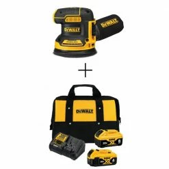 Budget ⭐ DEWALT 20-Volt MAX XR Cordless Brushless 5 in. Random Orbital Sander with (1) Battery 6.0Ah, (1) Battery 4.0Ah & Charger ✨ -Deals Power Tools Store dewalt disc sanders dcw210bdcb246ck d4 1000