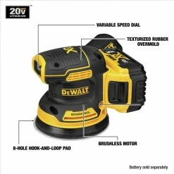 Cheap ✨ DEWALT 20-Volt MAX XR Cordless Brushless 5 in. Random Orbital Sander with (1) 20-Volt Battery 2.0Ah & Jigsaw ⌛ -Deals Power Tools Store dewalt disc sanders dcw210d1wdcs334b 40 1000