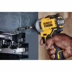 Flash Sale 🎉 DEWALT ATOMIC 20-Volt MAX Cordless Brushless Compact 1/4 in. Impact Driver, (2) 20-Volt 1.3Ah Batteries, Charger & Bag 👍 -Deals Power Tools Store dewalt impact drivers dcf809c2 1f 1000