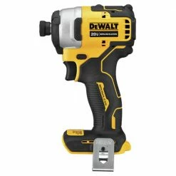 Flash Sale 🎉 DEWALT ATOMIC 20-Volt MAX Cordless Brushless Compact 1/4 in. Impact Driver, (2) 20-Volt 1.3Ah Batteries, Charger & Bag 👍 -Deals Power Tools Store dewalt impact drivers dcf809c2 d4 1000