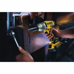 Best Sale 🎁 DEWALT 20-Volt MAX XR Cordless Brushless 1/2 in. High Torque Impact 🔧 Wrench with Detent Pin Anvil, (1) 20-Volt 4.0Ah Battery ✨ -Deals Power Tools Store dewalt impact wrenches dcf899m1 76 1000