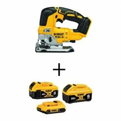 Brand new 😉 DEWALT 20V MAX XR Cordless Brushless Jigsaw with 20V MAX XR 6.0Ah Battery, 20V MAX XR 4.0Ah Battery and 20V MAX 2.0Ah Battery ✔️
