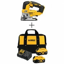 Buy βοΈ DEWALT 20-Volt MAX XR Cordless Brushless Jigsaw with (1) 20-Volt Battery 6.0Ah, (1) 20-Volt Battery 4.0Ah & Charger π 27 Buy βοΈ DEWALT 20-Volt MAX XR Cordless Brushless Jigsaw with (1) 20-Volt Battery 6.0Ah, (1) 20-Volt Battery 4.0Ah & Charger π -Deals Power Tools Store dewalt jigsaws dcs334bdcb246ck d4 1000