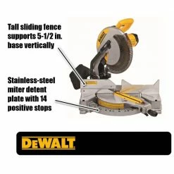 Best reviews of 🎁 DEWALT 15 Amp Corded 12 in. Single Bevel Compound Miter Saw 🎁 -Deals Power Tools Store dewalt miter saws dws715 40 1000