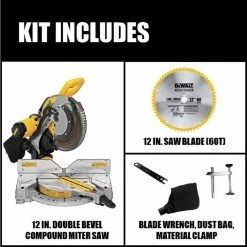 Brand new 🌟 DEWALT 15 Amp Corded 12 in. Compound Double Bevel Miter Saw ⭐ 18 Brand new 🌟 DEWALT 15 Amp Corded 12 in. Compound Double Bevel Miter Saw ⭐ -Deals Power Tools Store dewalt miter saws dws716 e1 1000