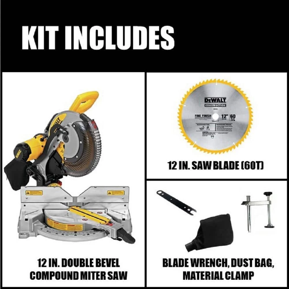 Brand new 🌟 DEWALT 15 Amp Corded 12 in. Compound Double Bevel Miter Saw ⭐ 4 Brand new 🌟 DEWALT 15 Amp Corded 12 in. Compound Double Bevel Miter Saw ⭐ - Image 2