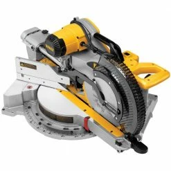 Hot Sale 🔥 DEWALT 15 Amp Corded 12 in. Double Bevel Sliding Compound Miter Saw, Blade 🔧 Wrench and Material Clamp 🔔 -Deals Power Tools Store dewalt miter saws dws779 4f 1000