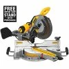 Hot Sale 🔥 DEWALT 15 Amp Corded 12 in. Double Bevel Sliding Compound Miter Saw, Blade 🔧 Wrench and Material Clamp 🔔 -Deals Power Tools Store dewalt miter saws dws779 64 1000