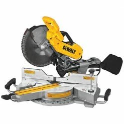 Hot Sale 🔥 DEWALT 15 Amp Corded 12 in. Double Bevel Sliding Compound Miter Saw, Blade 🔧 Wrench and Material Clamp 🔔 -Deals Power Tools Store dewalt miter saws dws779 66 1000
