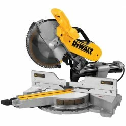 Hot Sale 🔥 DEWALT 15 Amp Corded 12 in. Double Bevel Sliding Compound Miter Saw, Blade 🔧 Wrench and Material Clamp 🔔 -Deals Power Tools Store dewalt miter saws dws779 77 1000