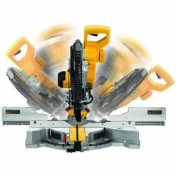 Deals 🌟 DEWALT 15 Amp Corded 12 in. Double Bevel Sliding Compound Miter Saw and 32-1/2 in. x 60 in. Rolling Miter Saw Stand ❤️ -Deals Power Tools Store dewalt miter saws dws779wdwx726 1f 1000