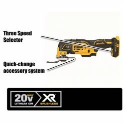 Brand new 🛒 DEWALT 20V MAX XR Cordless Brushless 3-Speed Oscillating Multi-Tool with 20V MAX XR Premium Lithium-Ion 6.0Ah & 4.0Ah Batteries ⭐ -Deals Power Tools Store dewalt oscillating tools dcb246ckwcs356b c3 1000