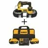 Promo ⭐ DEWALT ATOMIC 20V MAX Cordless Brushless Compact 1-3/4in. Bandsaw with 20V MAX XR Premium Lithium-Ion 6.0Ah and 4.0Ah Batteries ⭐ -Deals Power Tools Store dewalt portable band saws dcb246ckwcs377b 64 1000