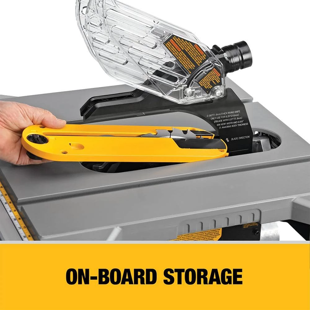 Hot Sale π DEWALT 15 Amp Corded 8-1/4 in. Compact Portable Jobsite Tablesaw (Stand Not Included) π₯° 8 Hot Sale π DEWALT 15 Amp Corded 8-1/4 in. Compact Portable Jobsite Tablesaw (Stand Not Included) π₯° - Image 6