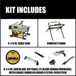 Brand new 🔥 DEWALT 15 Amp Corded 8-1/4 in. Compact Jobsite Tablesaw with Bonus Compact Table Saw Stand 🥰 -Deals Power Tools Store dewalt portable table saws dwe7485wdw7451 e1 1000