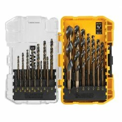 Wholesale 🛒 DEWALT ATOMIC 20-Volt MAX Cordless Brushless Compact 1/2 in. Drill/Driver Kit with Black and Gold Drill Bit Set (21-Piece) 👍 -Deals Power Tools Store dewalt power drills dcd708c2w1181 1f 1000