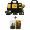 Wholesale 🛒 DEWALT ATOMIC 20-Volt MAX Cordless Brushless Compact 1/2 in. Drill/Driver Kit with Black and Gold Drill Bit Set (21-Piece) 👍 -Deals Power Tools Store dewalt power drills dcd708c2w1181 64 1000