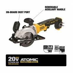 Budget ⭐ DEWALT ATOMIC 20-Volt MAX Cordless Brushless Compact 1/2 in. Drill/Driver, (2) 20-Volt 1.3Ah Batteries & 4-1/2 in. Circular Saw 😉 -Deals Power Tools Store dewalt power drills dcd708c2w571b 1f 1000