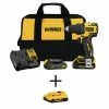 Outlet ⭐ DEWALT ATOMIC 20-Volt MAX Brushless Cordless Compact 1/2 in. Drill Driver w/(2) Batteries 1.3Ah, Charger & Bag w/Free Battery 🎉 -Deals Power Tools Store dewalt power drills dcd708c2wdcb203 64 1000