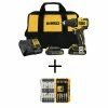 Best Pirce 😍 DEWALT ATOMIC 20-Volt MAX Cordless Brushless Compact 1/2 in. Drill/Driver Kit and MAXFIT Screwdriving Set w/ Sleeve (30-Piece) 🎉 -Deals Power Tools Store dewalt power drills dcd708c2wwamf30 64 1000