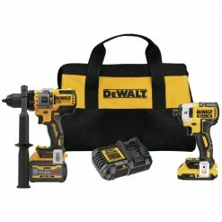 Buy 🔔 DEWALT 20-Volt MAX Cordless Brushless 🔨 Hammer Drill/Driver Combo Kit with FLEXVOLT ADVANTAGE (2-Tool) 🔥