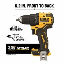 Brand new ✨ DEWALT ATOMIC 20-Volt MAX Cordless Brushless Compact Drill/Impact Combo Kit (2-Tool) with 20-Volt Lithium-Ion 5.0Ah Battery ✔️ -Deals Power Tools Store dewalt power tool combo kits dck278c2w205 40 1000