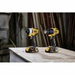 Brand new ✨ DEWALT ATOMIC 20-Volt MAX Cordless Brushless Compact Drill/Impact Combo Kit (2-Tool) with 20-Volt Lithium-Ion 5.0Ah Battery ✔️ -Deals Power Tools Store dewalt power tool combo kits dck278c2w205 fa 1000