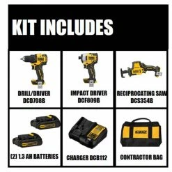 Cheap 🔔 DEWALT ATOMIC 20-Volt MAX Cordless Brushless Compact Drill/Impact Combo Kit (2-Tool) with ATOMIC Compact Reciprocating Saw 🎉 18 Cheap 🔔 DEWALT ATOMIC 20-Volt MAX Cordless Brushless Compact Drill/Impact Combo Kit (2-Tool) with ATOMIC Compact Reciprocating Saw 🎉 -Deals Power Tools Store dewalt power tool combo kits dck278c2w369b e1 1000