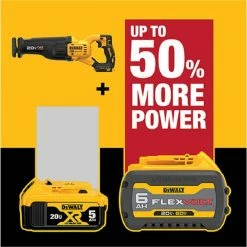 Deals 🔥 DEWALT 20-Volt MAX Lithium Ion Cordless Brushless Reciprocating Saw with FLEXVOLT ADVANTAGE (Tool Only) ✨ -Deals Power Tools Store dewalt reciprocating saws dcs386b 66 1000