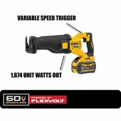 Cheap 🥰 DEWALT FLEXVOLT 60-Volt MAX Cordless Brushless Reciprocating Saw with (1) FLEXVOLT 9.0Ah Battery 😀 17 Cheap 🥰 DEWALT FLEXVOLT 60-Volt MAX Cordless Brushless Reciprocating Saw with (1) FLEXVOLT 9.0Ah Battery 😀 -Deals Power Tools Store dewalt reciprocating saws dcs389x1 40 1000