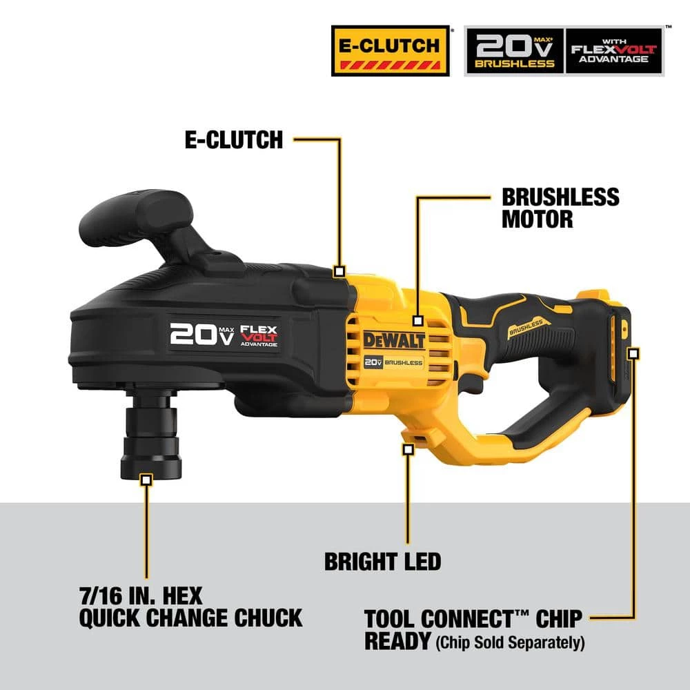 Best reviews of ๐ DEWALT 20-Volt Max Cordless 7/16 in. Quick Change Stud and Joist Drill (Tool-Only) ๐งจ 8 Best reviews of ๐ DEWALT 20-Volt Max Cordless 7/16 in. Quick Change Stud and Joist Drill (Tool-Only) ๐งจ - Image 6