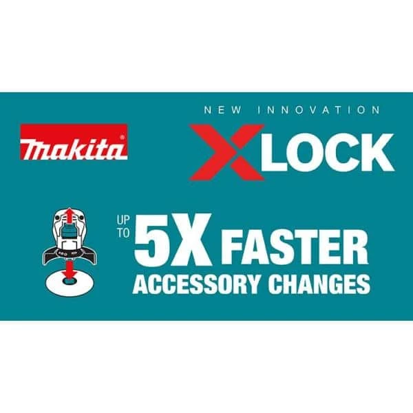 Best deal ๐ Makita 18V LXT Lithium-Ion Brushless Cordless 4-1/ 2 in. /5 in. X-LOCK Angle Grinder with AFT, Tool Only ๐ 11 Best deal ๐ Makita 18V LXT Lithium-Ion Brushless Cordless 4-1/ 2 in. /5 in. X-LOCK Angle Grinder with AFT, Tool Only ๐ - Image 9