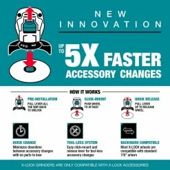 Cheap ⌛ Makita 18V LXT Lithium-Ion Brushless Cordless 4-1/2 in./5 in. Paddle Switch X-LOCK Angle Grinder with AFT, Tool Only ⭐ -Deals Power Tools Store makita angle grinders xag26z 31 1000