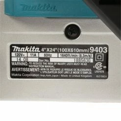 Wholesale 👏 Makita 11 Amp 4 in. x 24 in. Corded Belt Sander with Abrasive Belt, 80G Belt and Dust Bag ⌛ -Deals Power Tools Store makita belt sanders 9403 1d 1000