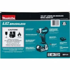 Promo ✨ Makita 18V LXT Lithium-Ion Brushless Cordless Impact Driver Kit with (1) Battery 3.0Ah 🎉 -Deals Power Tools Store makita impact drivers xdt131 31 1000