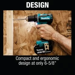 Outlet 🥰 Makita 18V LXT Lithium-Ion Brushless Cordless 1/2 in. Driver-Drill Kit, 3.0Ah 😉 -Deals Power Tools Store makita power drills xfd131 4f 1000