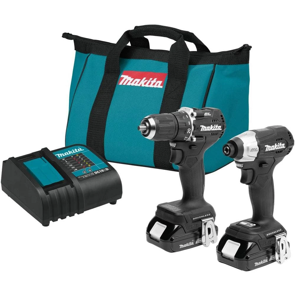 Buy 😀 Makita 18V LXT Sub-Compact Lithium-Ion Brushless Cordless 2-piece Combo Kit (Driver-Drill/Impact Driver) 1.5Ah ❤️ 3 Buy 😀 Makita 18V LXT Sub-Compact Lithium-Ion Brushless Cordless 2-piece Combo Kit (Driver-Drill/Impact Driver) 1.5Ah ❤️