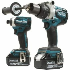 Budget 🌟 Makita 18-Volt LXT 5.0Ah Lithium-ion Brushless Cordless Combo Kit 2-Piece (Hammer Drill/Impact Driver) 👍 -Deals Power Tools Store makita power tool combo kits xt268t d4 1000