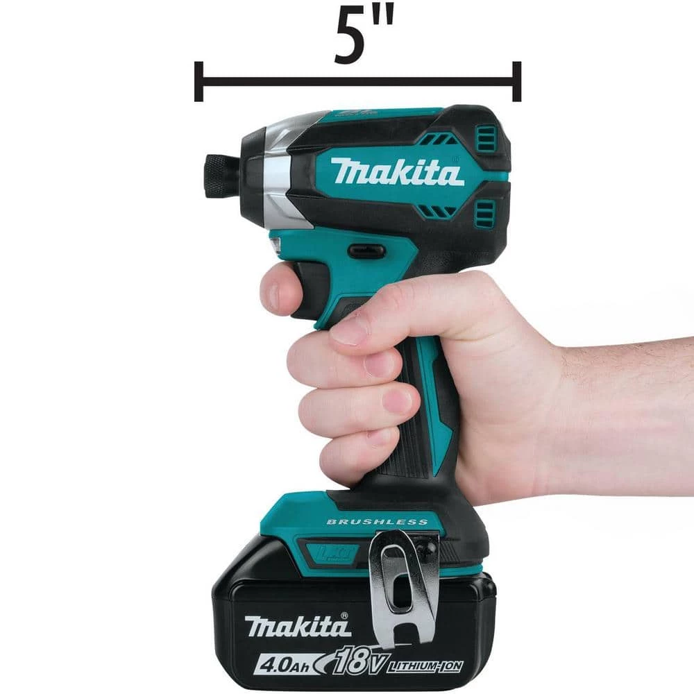 Best deal 👏 Makita 18V LXT Lithium-Ion Brushless Cordless 🔨 Hammer Drill and Impact Driver Combo Kit (2-Tool) w/ (2) 4Ah Batteries, Bag 🌟 12 Best deal 👏 Makita 18V LXT Lithium-Ion Brushless Cordless 🔨 Hammer Drill and Impact Driver Combo Kit (2-Tool) w/ (2) 4Ah Batteries, Bag 🌟 - Image 10