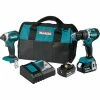 Discount 👍 Makita 18V LXT Lithium-Ion Brushless Cordless 2-Piece Combo Kit (Hammer Drill/ Impact Driver) 5.0 Ah 🔥 -Deals Power Tools Store makita power tool combo kits xt269t 64 1000